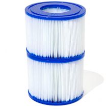 Lot de 2 cartouches de filtration pour spa gonflable Lay-Z-Spa Bestway