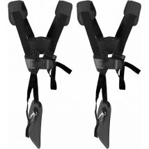 Fortuneville - 2 Sangles d'épaule réglables inclus -Harnais pour Débroussailleuse pour Tondeuse à gazon avec Ceinture en Nylon, pourJardinage ou