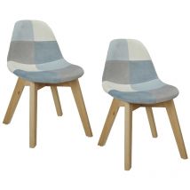 Home Deco Kids - Lot De 2 Chaises Enfant Leonie Bleu