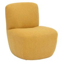 Atmosphera Créateur D'intérieur - Chauffeuse Léone ocre Atmosphera
