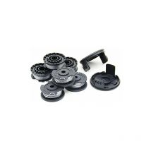 Mowze - Lot de 6 F016800569 pour coupe-bordure sans fil Bosch EasyGrassCut 23\/26\/18\/18-230\/18-260\/18-26 et 2 capuchons de rechange