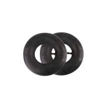SNQ - Lot de 2 chambres à air 410/350-6 Micro Tiller 4.10/3.50-6 Coude Pneumatique Machines de jardin pour chariots, chariots de transport, chariots