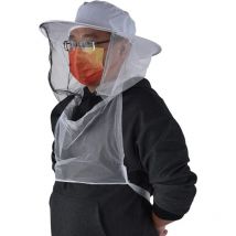 Lot de 2 Chapeaux D'apiculteur avec Maille de Gaze Respirante, Chapeaux D'apiculteur avec Filet Anti Abeilles pour Apiculteurs, Pêcheurs, Chasseurs,