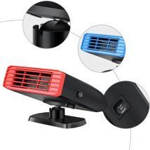 Gotrays - Lot de 2 Chauffage de voiture 24 v, ventilateur de chauffage de voiture, chauffage de voiture, ventilateur de dégivrage et de désembuage de