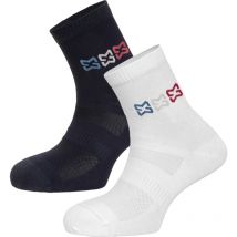 Lot de 2 paires de chaussettes de travail Made in France Würth Modyf marines/blanches 39-42