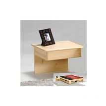 2er-Set Nachttische futon / Lack Natur/ 42x36x30