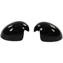 Lot de 2 coques de rétroviseurs gauche et droit noires brillantes pour Cooper R55 R56 R57 R58 R59 R60 R61