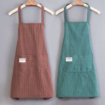 Lot de 2 Couleur café + vert ,Tabliers de Cuisine,2Pcs Réglable Tabliers Etanche avec 2 Poche pour Femmes Hommes Chef pour Cuisine,Jardinage,