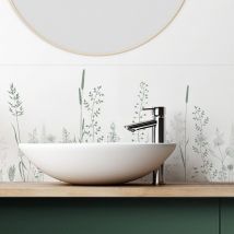 99déco - Lot de 2 Crédences pvc 3 mm Végétal Vert - 99deco - L70xH30cm Ep.3 mm