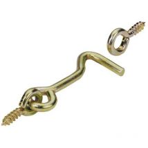 Lot de 2 crochets de contrevent acier L.102 x l.23 mm - Hettich