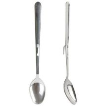 Lot De 2 Cuillères À Confiture "marmelade" 19cm Gris