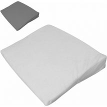 Monsieur Bébé - Lot De 2 Draps Housse 100% Coton Pour Plan Incliné - 40 Cm De Large - Blanc