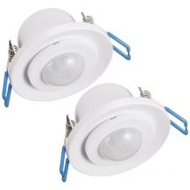 Arum Lighting - Lot de 2 Détecteurs de mouvement orientable IP20