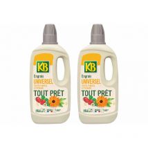 Lot de 2 engrais universels toutes plantes, légumes et fruits KB 1L