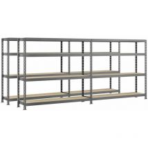 Modulo Storage - Lot de 2 étagères double Rack modulö - 290 x 50 cm - 8 plateaux