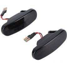 Lot de 2 feux de position latéraux à led 51717793 51942933 adaptés à Fiat Panda 169 Grande Punto 199 Smoke