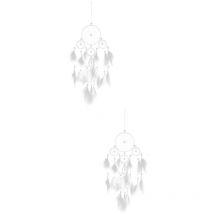 Lot de 2 filets de rêve décoratifs pour chambre à coucher, décoration de maison, attrape-rêves pour chambre à coucher, bureau