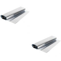 Lot de 2 films de fenêtre à sens unique, résistants aux uv, pour la confidentialité quotidienne, isolation thermique pour fenêtres, films de blocage