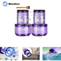 Bluedeer - Lot de 2 Filtre Dyson v12, pour Aspirateur Filtre Dyson v12 Slim Absolute, pour Filtre Dyson v12 Accessoires hepa lavable, filtre arrière