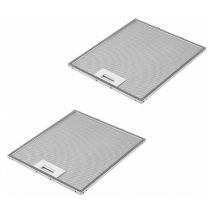 Lot de 2 - Filtre métal (anti graisses) 267x305mm (C00242705, C00280008) Hotte aeg, airforce, amana, ariston hotpoint, arthur martin electrolux,