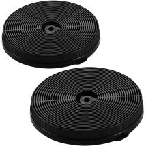 Lot De 2 Filtres À Charbon De Rechange Cf-d Pour Hotte Aspirante 187 Mm 1360/1360w/0460/0660