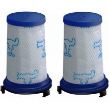 Lot de 2 filtres de rechange pour aspirateur Rowenta Air Force 360, compatible avec ZR009001