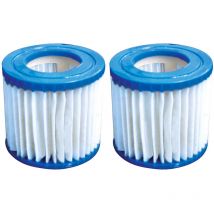 Lot de 2 filtres de rechange pour piscine o Blue