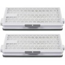 Famille - gabrielle Lot de 2 filtres hepa Airclean pour aspirateur Miele Complete C3 Powerline S8340 - Air Clean sf-ha 50 pour Complete C2 C3 Compact