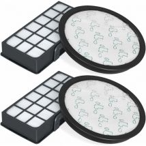 Tonchean - Lot de 2 filtres hepa pour Rowenta Silence, accessoires de filtre de rechange ZR903701, Force Cyclonic 4AAAA RO7647EA RO7663EA RO7676EA