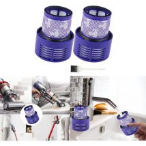 Keyouny - Lot de 2 filtres lavables pour aspirateur Dyson V10 SV12, 969082-01,Cyclone Animal Absolute Total Clean Comparé à la pièce
