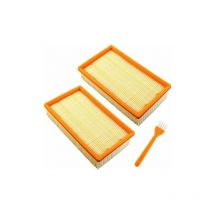 Jormftte - Lot de 2 filtres plats plissés pour aspirateur Hilti VC-20, vc 20-U, vc 20-UM, VC-40, vc 40-U, vc 40-UM - Aspirateur robot multifonction
