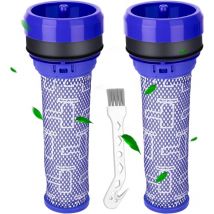 Lot de 2 Filtres Pré-Moteur pour Aspirateur Dyson DC37 DC33C DC39 DC28C DC53 92341301, lavables Pre Motor Filtres pour aspirateur Dyson, 2 filtres et