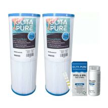 Gota Pure - Lot de 2 Filtres RD50 / PRB50-IN / C-4950 / 40506 et bandelettes 7 en 1 offertes