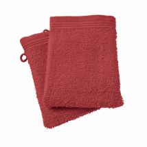 2er-Set Waschhandschuhe Spa Frottee 15 x 21 cm / 400 gr/m² - Spa Cuivre - Spa Cuivre