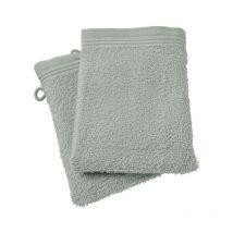 Lot de 2 gants de toilette 'Spa' 15 x 21 cm / 400 gr/m² - Couleur: 'Spa' Céladon