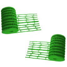 Samex - Lot de 2 grillages avertisseur vert Telecom+vidéo 25 m x 30 cm