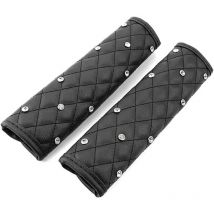 Lot de 2 housses de ceinture de sécurité pour voiture, coussin de ceinture de sécurité, housse d'épaule pour sac à bagages, pour adultes et femmes