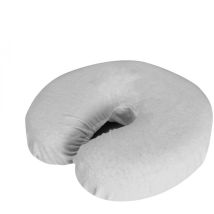 Lot De 2 Housses De Protège Têtiere Pour Table De Massage - Flanelle - Blanc - Vivezen