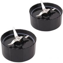 Feiyue - Lot de 2 lames de rechange pour mixeur 250 w, accessoires pour mixeur Magic Bullet