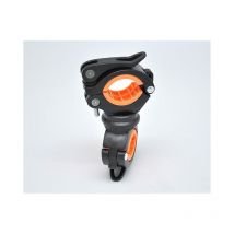 Lot de 2 lampes de poche pour vélo, support de lampe de poche pour vélo, support de lampe de poche pour vélo, noir