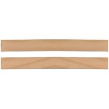 Scm Créations - Lot de 2 Lattes 73 cm 730mm Largeur 38mm épaisseur 8mm bois hêtre durable Sommier lit canapé clic clac bz 7 plis rechange renfort