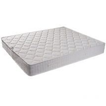 Lot de 2 Matelas 140x190 Tissu Ignifugé Hauteur 15 cm au Confort Trés Ferme - Mousse Extrémement Durable - anti feu 140 190