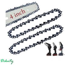Missdong - Lot de 2 mini chaînes de tronçonneuse 4 pouces chaînes de rechange