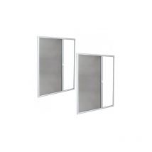 Lot de 2 Moustiquaires Latérales alu H220 cm x L130 cm Blanc