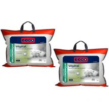 Dodo - Lot de 2 oreillers ergonomiques à mémoire de forme - 45x70 cm - vegetal