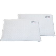 Maison Aubertin - Lot de 2 Oreillers Malva ergonomique - 60 x 40 cm