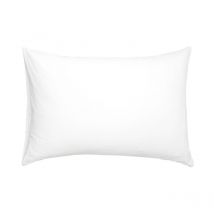 Lot de 2 Oreillers rectangles 50x70cm moelleux 100% Polyester Fibres Creuses Coussin HomeFlair