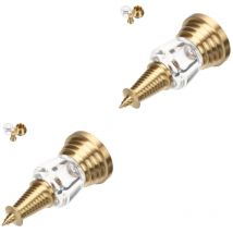 Lot de 2 ornements de stupa Modèles Pendentif décoratif ouvrable Pendentif pagode Pendentif décoratif Charm