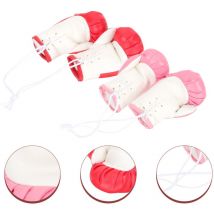Lot de 2 paires de mini gants de boxe miniatures pour décorations de Noël