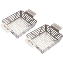 Lot de 2 paniers en inox Grill+ - Char-Broil